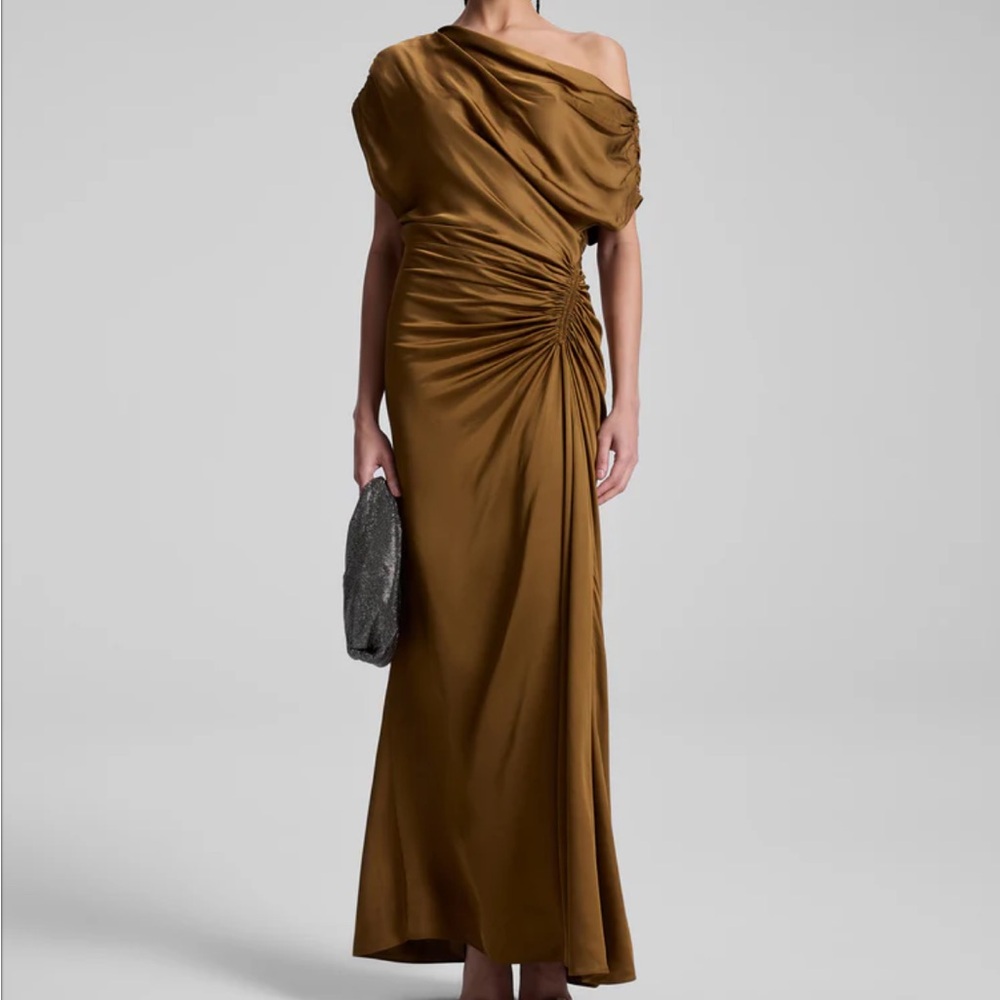 ALC Penny Satin Midi Dress